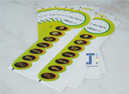 BOPP PE-Innen- und Außen-Elektronik-Sticker für professionelle Verwendung