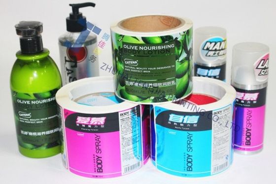 OEM-Körperwaschetiketten Handwaschflaschen Aufkleber Flexo-Druck