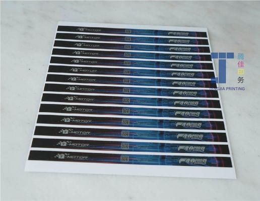 Verblendungsbeständige glänzende druckbare Metalletiketten Personalisierte Metallsticker