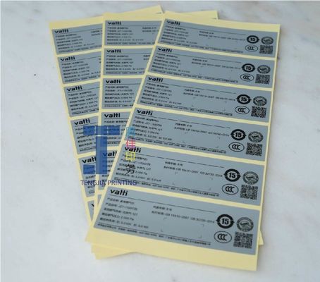 Anpassungsfähige Größe Elektrische Warnetiketten für Sicherheitsmeldungen