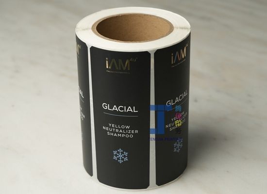 Personalisierte wasserdichte Shampoo-Flaschenetiketten Duschgel-Etiketten Langlebig